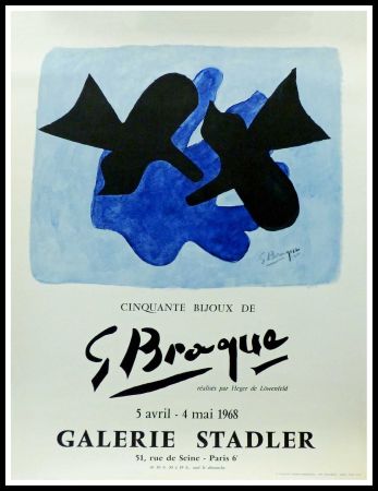 Litografia Braque - 50 Bijoux de Georges BRAQUE - Galerie Stadler