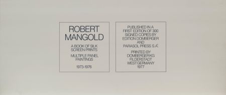 Serigrafia Mangold - A book of silkscreen prints