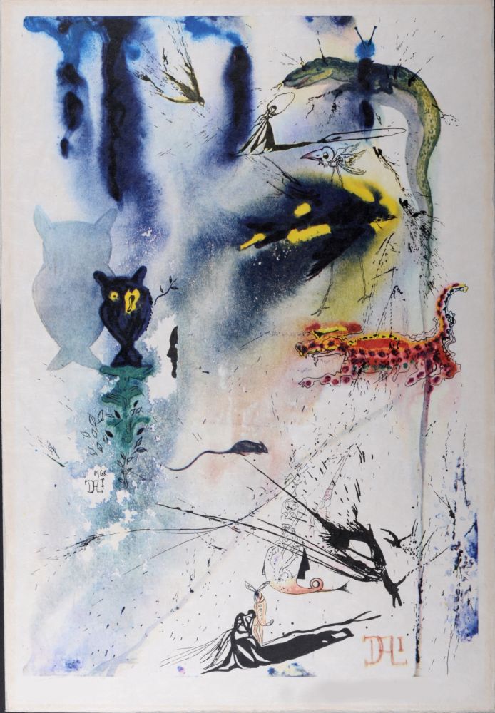 Rotocalcografia Dali - A Caucus Race and a Long Tale, 1969