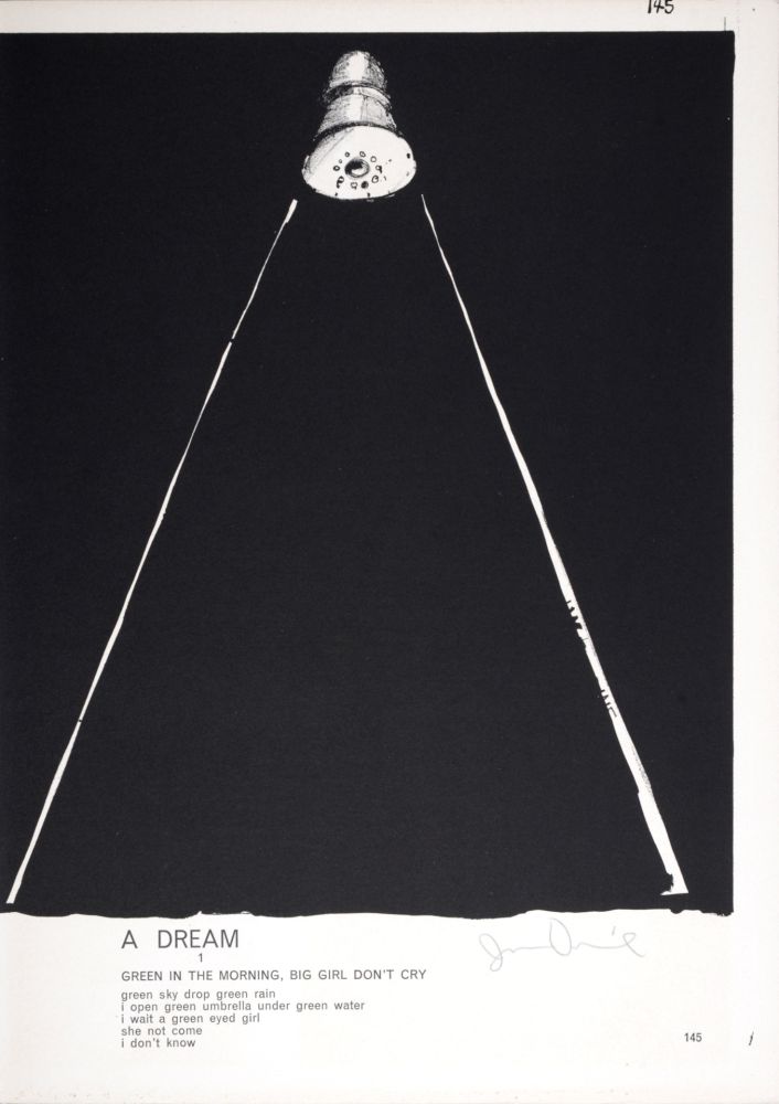 Litografia Dine - A Dream, 1964
