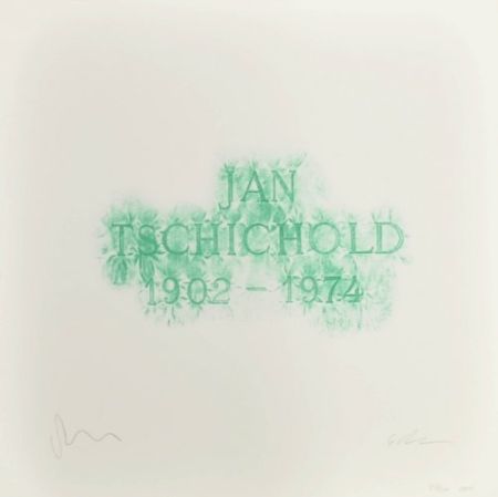 Litografia Myles - A History of Type Design / Jan Tschichold, 1902-1974 (Berzona, Switzerland)