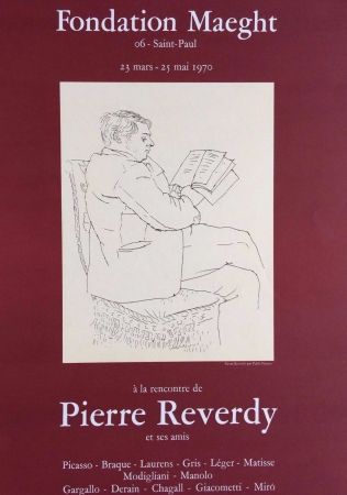 Litografia Picasso - '' A la Recherche de Pierre Reverdy ''