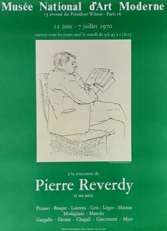 Litografia Picasso - ''A la Recherde de Pierre Reverdy ''