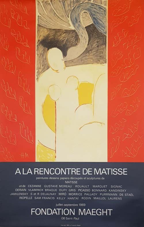 Litografia Matisse - A la Rencontre de Matisse Fondation Maeght