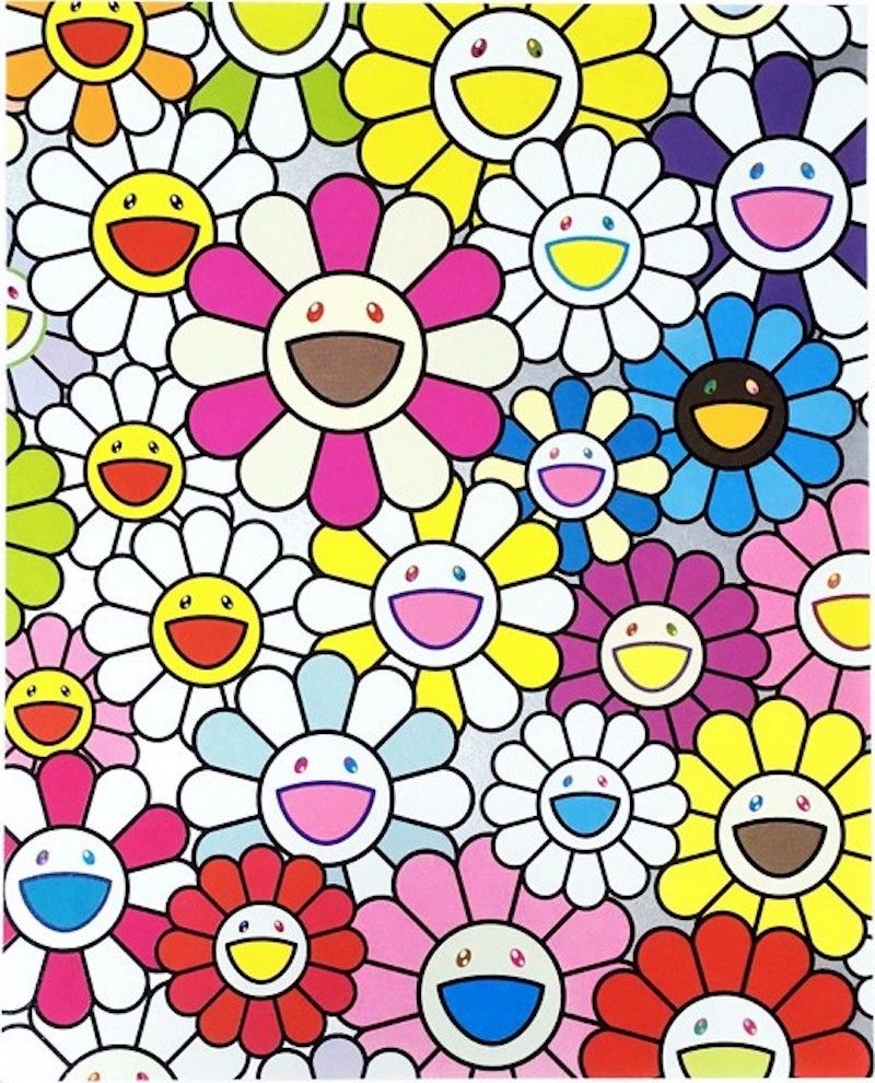 Litografia Murakami - A Little Flower Painting I