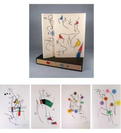 Libro Illustrato Miró - A. Pieyre de Mandiargues. MIRANDA. LA SPIRALE. Eaux-fortes de Joan Miró (1974)