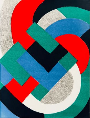 Litografia Delaunay - Abstract Composition