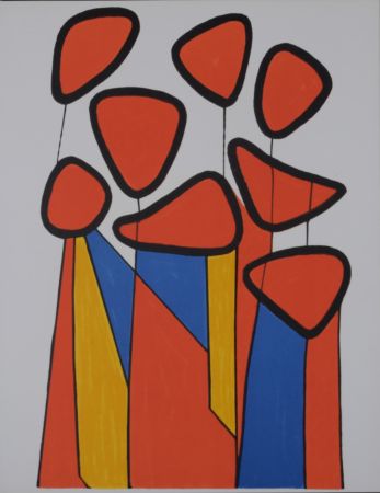 Litografia Calder - Abstract Composition, 1972
