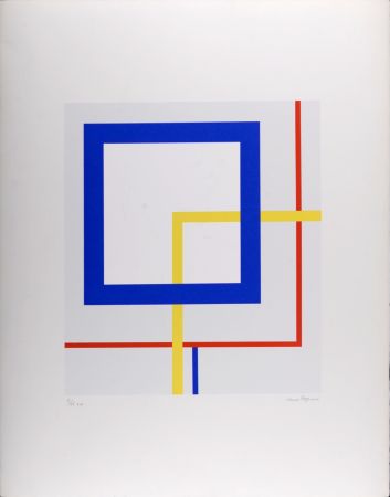 Serigrafia Reggiani - Abstract Composition, 1974 - Hand-signed!