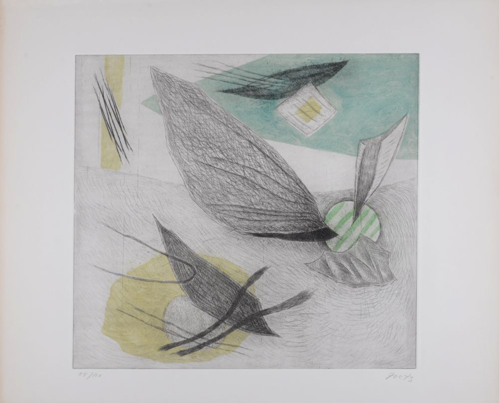 Incisione Goetz - Abstract Composition #2