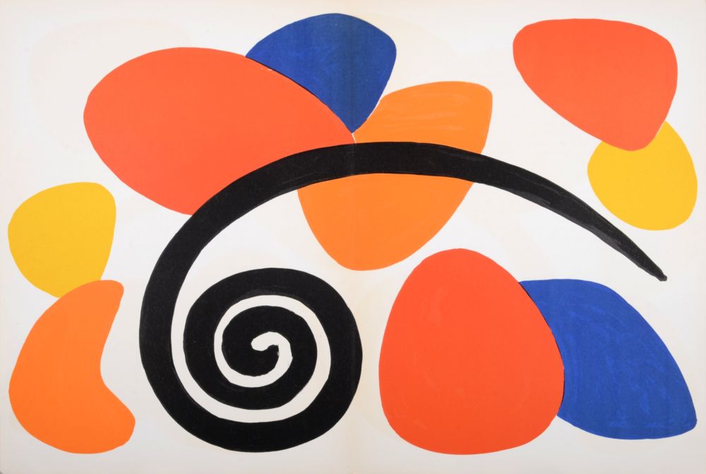 Litografia Calder - Abstract composition (A), 1968