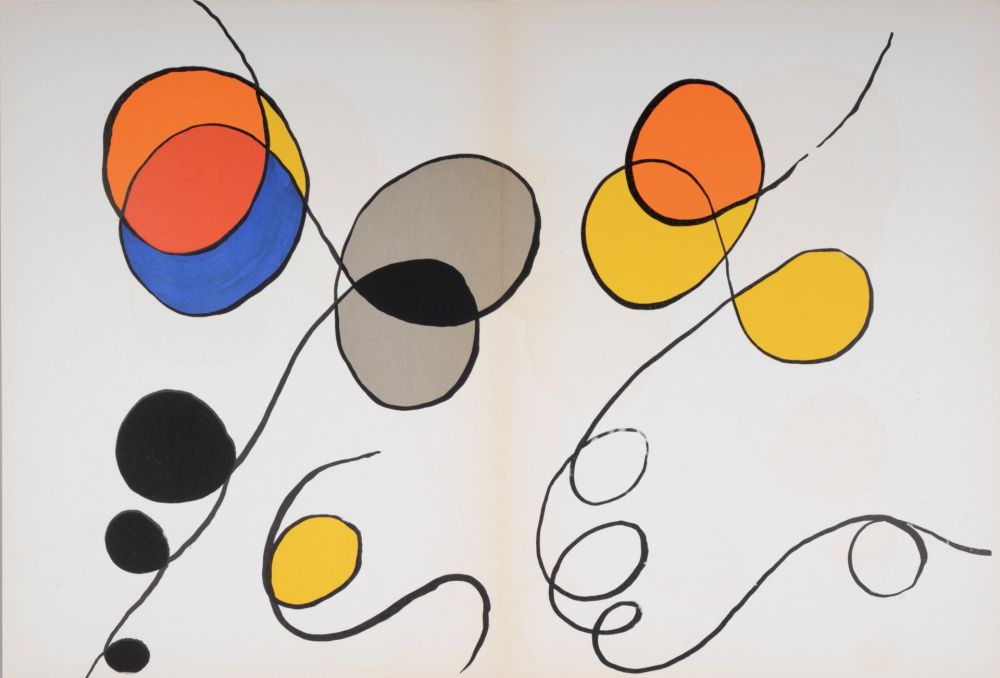 Litografia Calder - Abstract composition (B), 1968