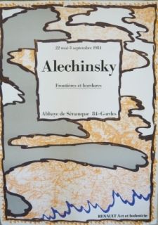 Manifesti Alechinsky - Affiche exposition Abbaye de Sénanque