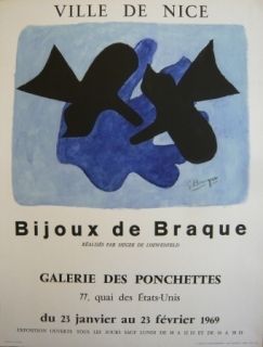 Manifesti Braque - Affiche exposition Bijoux de Braque