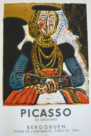 Manifesti Picasso - Affiche exposition galerie Berggruen Mourlot