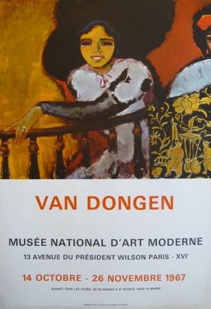 Manifesti Van Dongen - Affiche exposition Musée d'art moderne