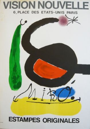 Manifesti Miró - Affiche exposition Vision nouvelle