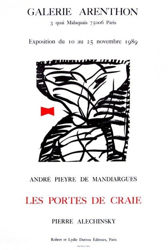 Manifesti Alechinsky - Affiche LES PORTES DE CRAIE Arenthon