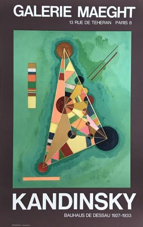 Litografia Kandinsky - Affiche lithographique d'exposition