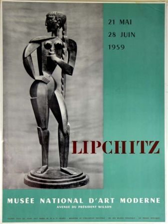 Litografia Lipchitz -   Affiche Musee National D'Art Moderne