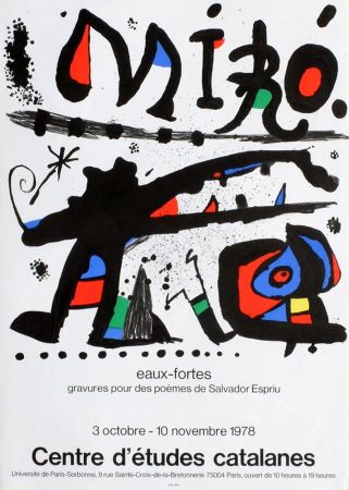 Manifesti Miró - Affiche originale 