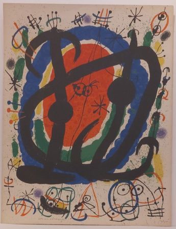 Litografia Miró - Affiche pour le XXIIème Salon de Mai 