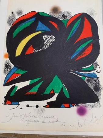 Non Tecnico Miró -  Affiche pour l’ouverture de la Fundacio Joan Miro Barcelone