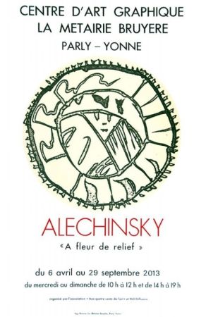 Manifesti Alechinsky - Affiche À FLEUR DE RELIEF