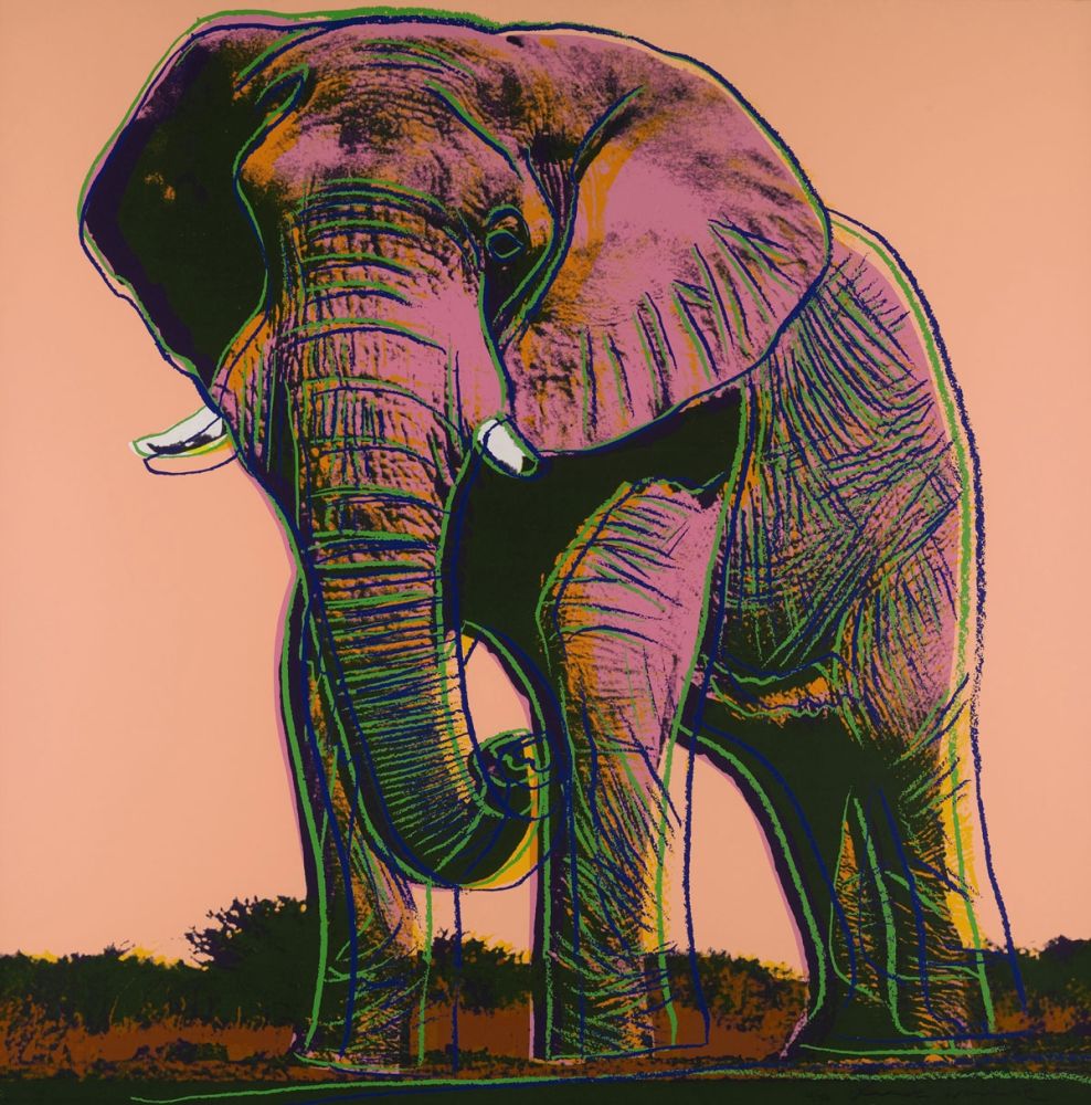 Serigrafia Warhol - African Elephant (FS II.293)