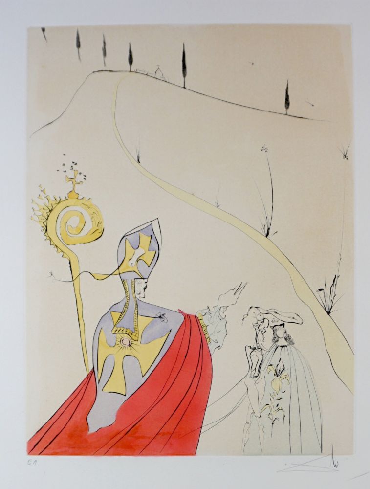 Incisione Dali - After 50 Years of Surrealism The Sacred Love of Gala