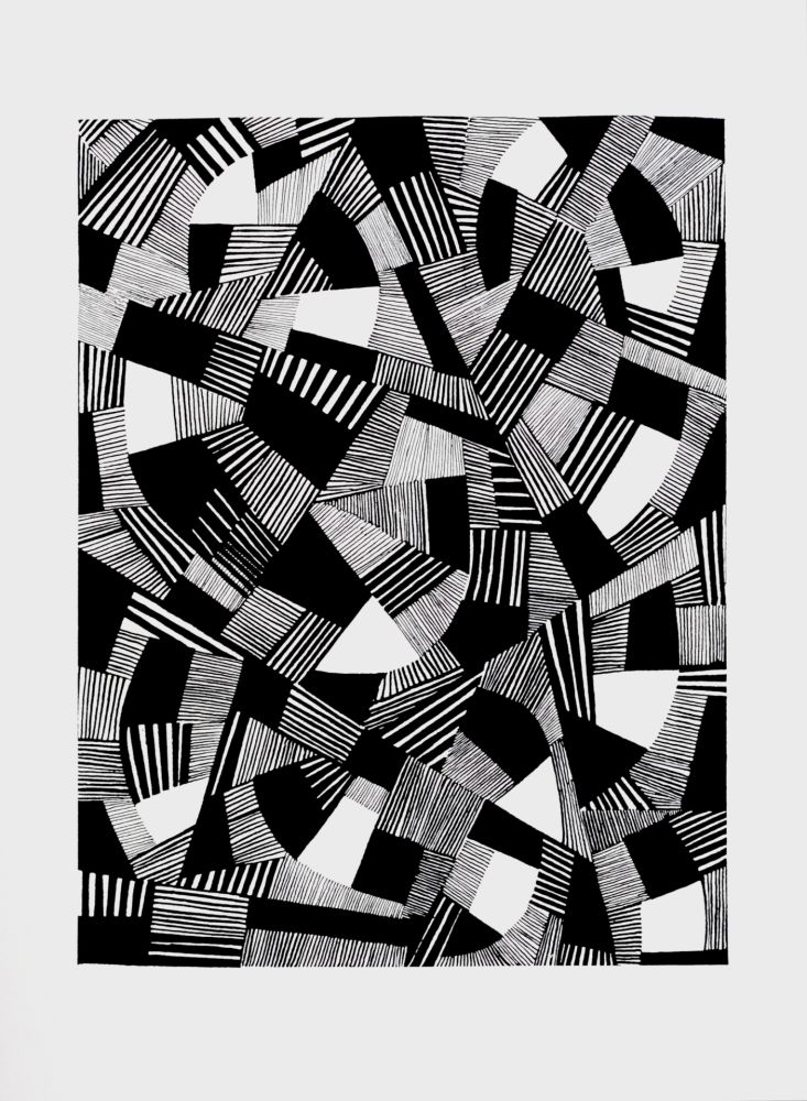 Serigrafia Freundlich - (After) Composition #II, 1989