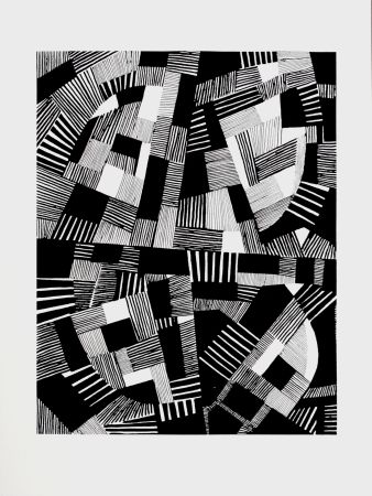 Serigrafia Freundlich - (After) Composition #III, 1989
