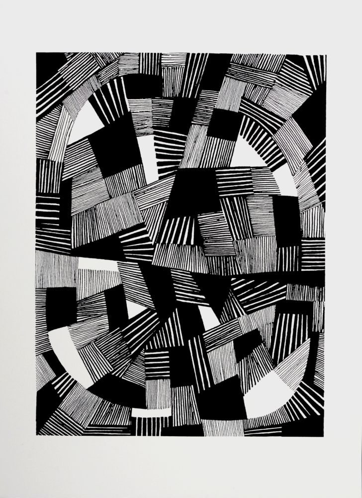 Serigrafia Freundlich - (After) Composition #VI, 1989