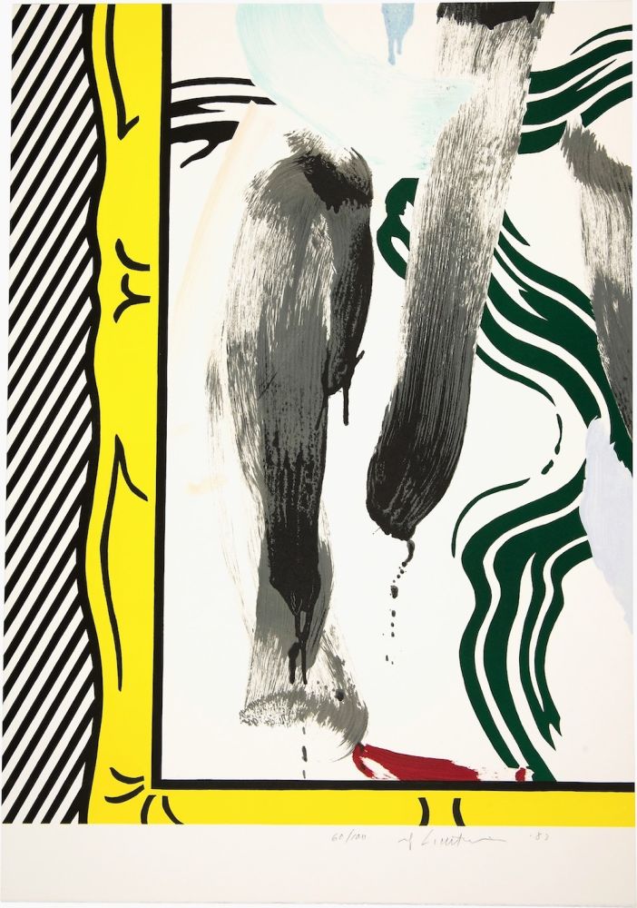 Litografia Lichtenstein - Against Apartheid