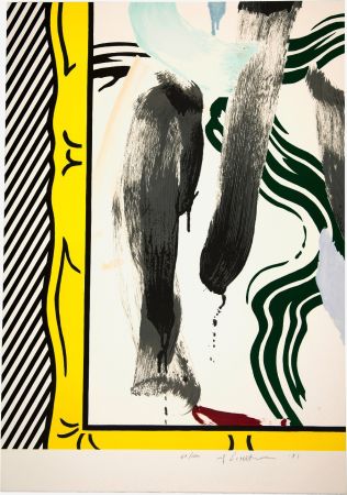 Serigrafia Lichtenstein - Against Apartheid