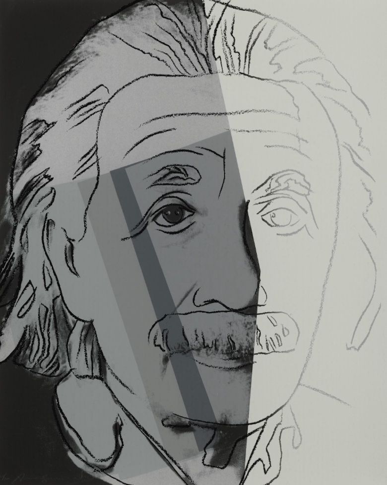 Serigrafia Warhol - Albert Einstein