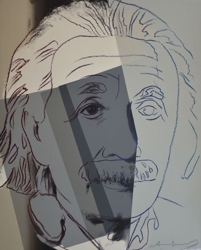 Serigrafia Warhol - Albert Einstein (FS II.229)