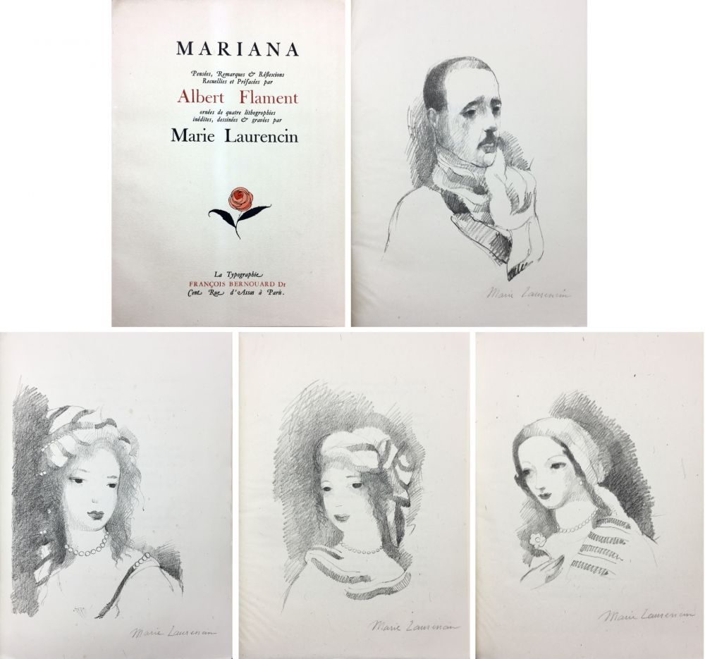Libro Illustrato Laurencin - Albert Flament : MARIANA (1932)