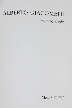 Libro Illustrato Giacometti - Alberto Giacometti, dessins 1914-1915