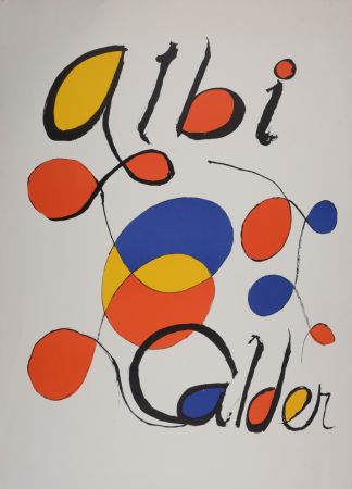 Litografia Calder - Albi, circa 1971