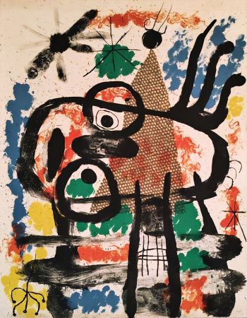 Litografia Miró - Album 19, Planche 5