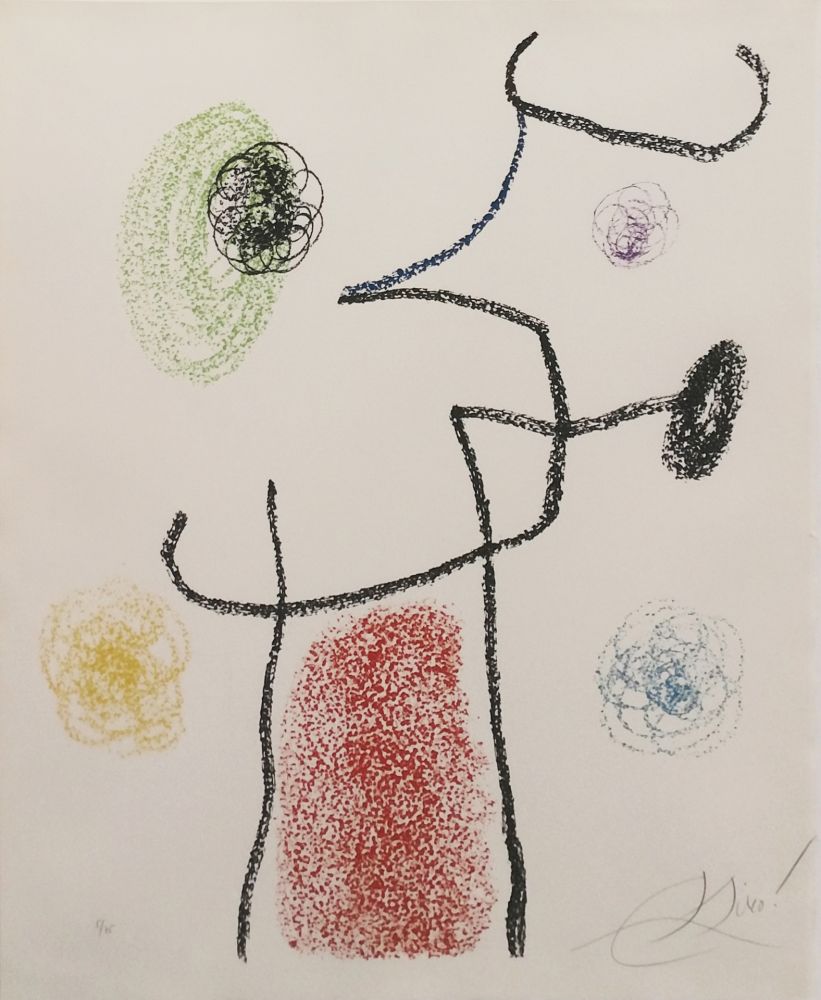 Litografia Miró - ALBUM 21: ONE PLATE