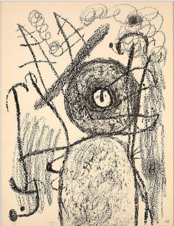Litografia Miró - Album 21 Planche 14