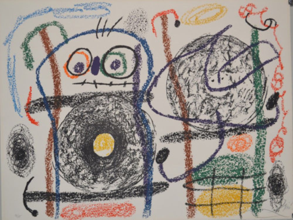 Litografia Miró - Album 21, plate 15 - M1140