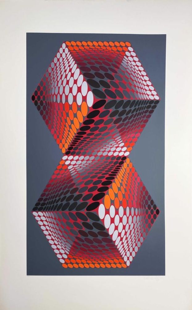 Serigrafia Vasarely - Album Meta: Seven Plates 1