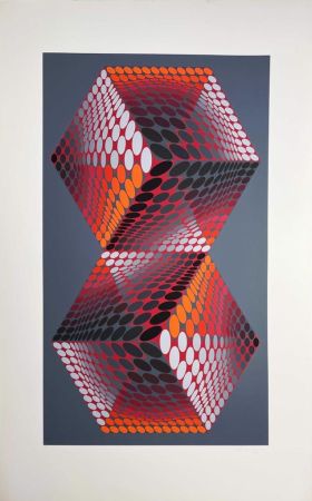 Serigrafia Vasarely - Album Meta: Seven Plates 1