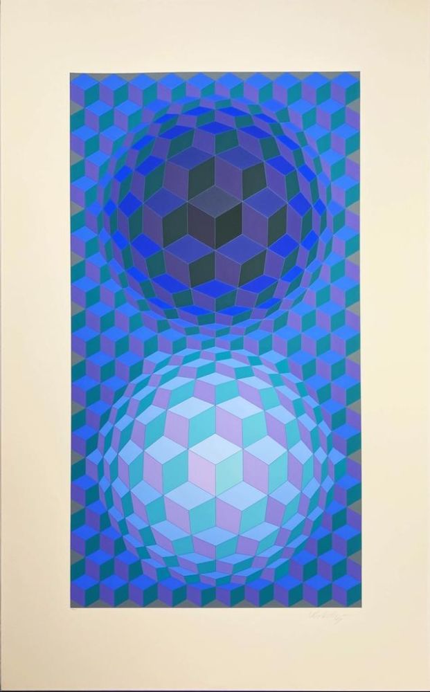 Serigrafia Vasarely - Album Meta: Seven Plates 5