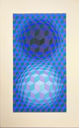 Serigrafia Vasarely - Album Meta: Seven Plates 5