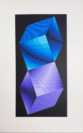 Serigrafia Vasarely - Album Meta: Seven Plates 7