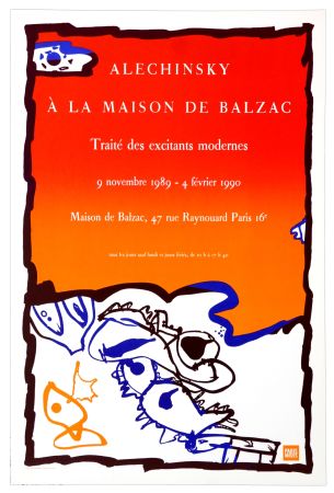 Manifesti Alechinsky - Alechinsky à la maison Balzac